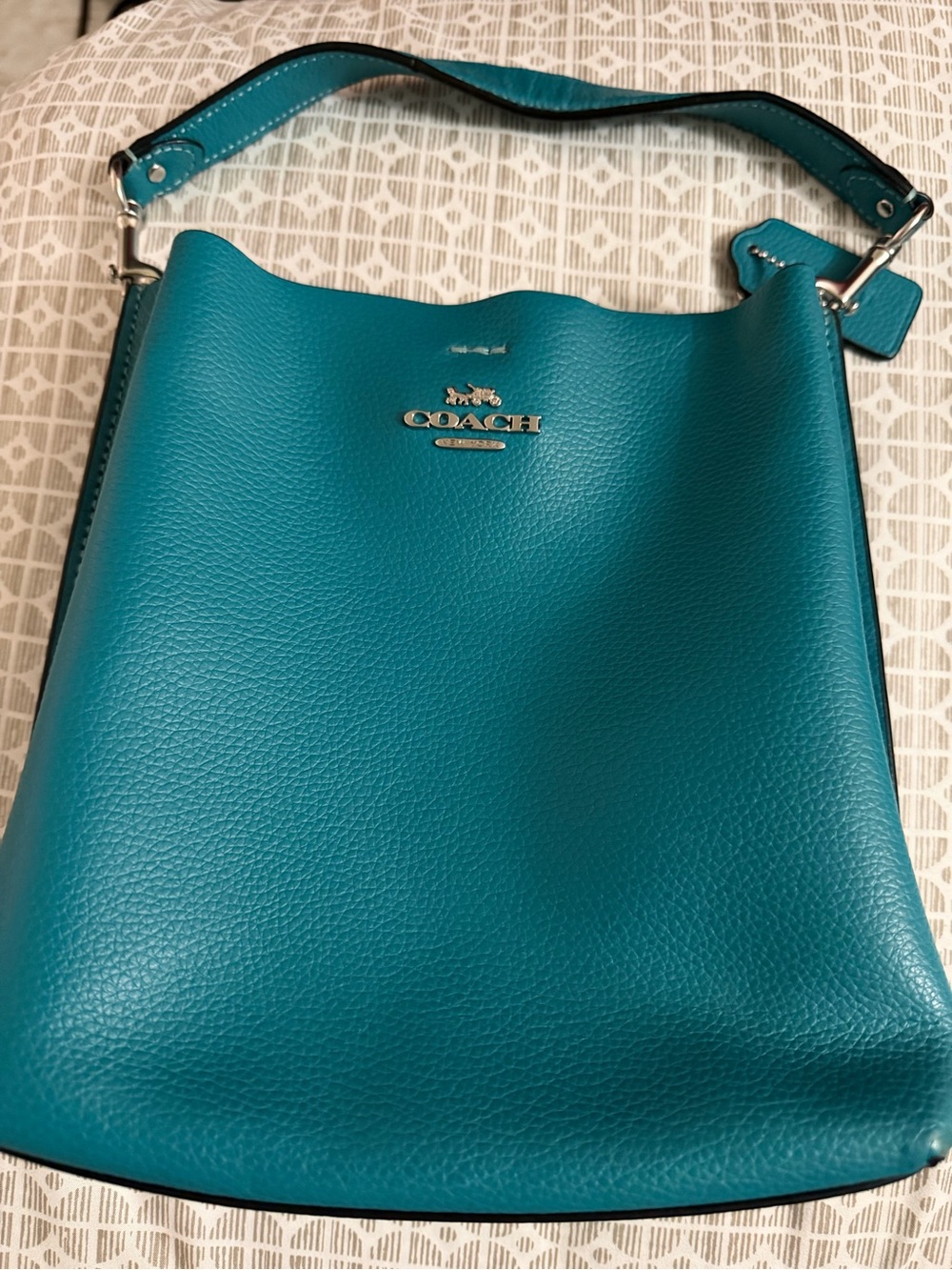 Coach Mollie Bucket Bag 22 | Teal - Picture 4 of 8